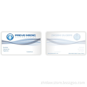 Good Looking Transparent Plastic Card